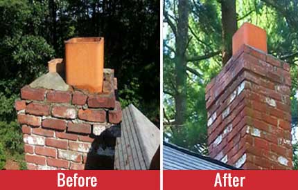 beforeafter1-1 Commercial gutter cleaning in the South East